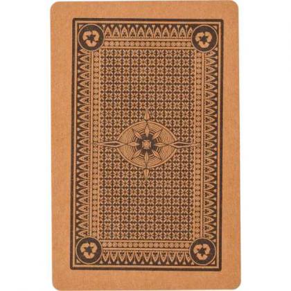 Recycled paper playing cards