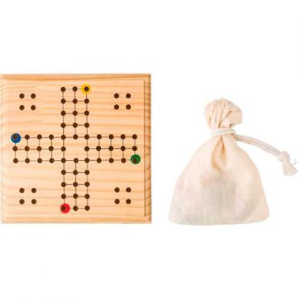 Wooden ludo game