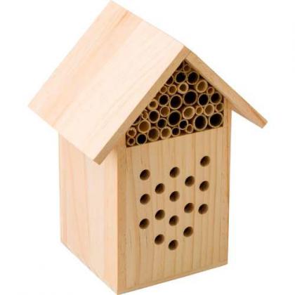 Wooden bee house