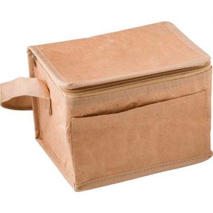 Paper woven cooler bag