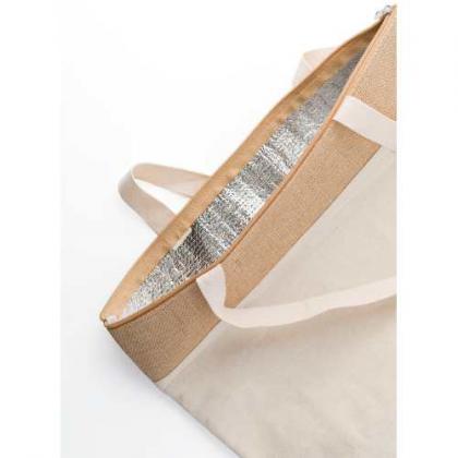 Jute shopper cool bag. )220gm / 7.8oz)