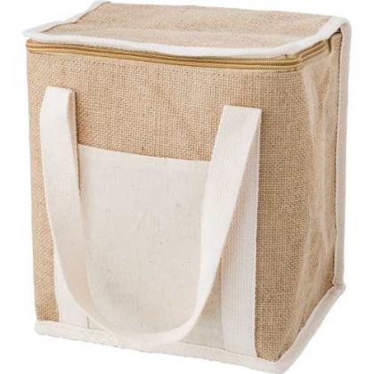 Jute cooler bag