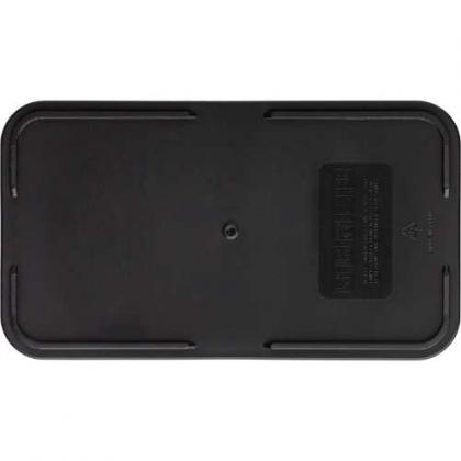 Double lunch box with bamboo lid