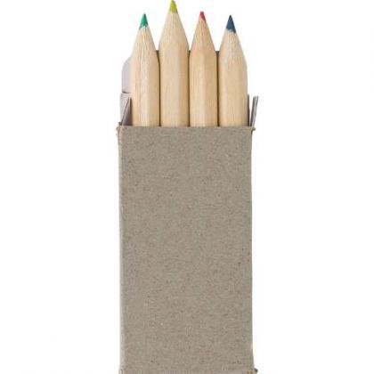 Coloured mini pencil set (4pc)