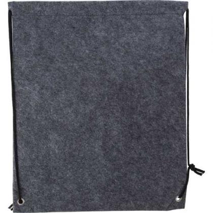 RPET felt drawstring backpack
