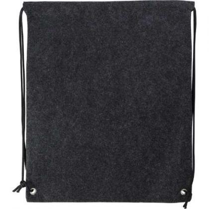 RPET felt drawstring backpack