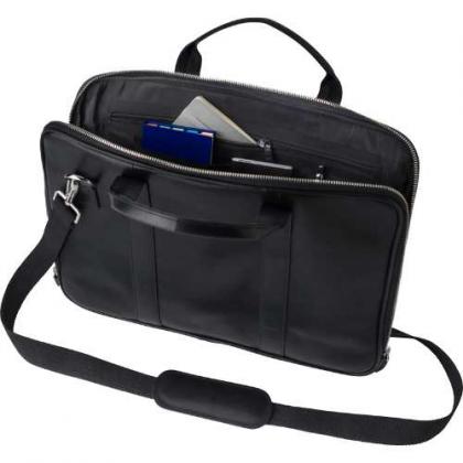 Leather laptop bag