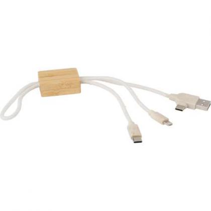 Bamboo USB charger