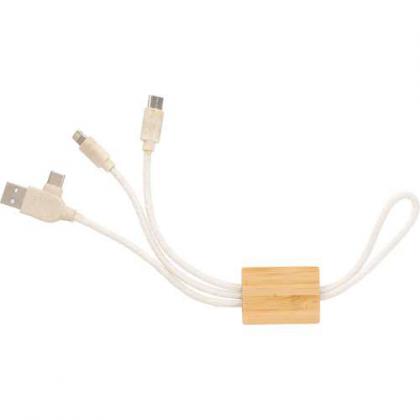 Bamboo USB charger