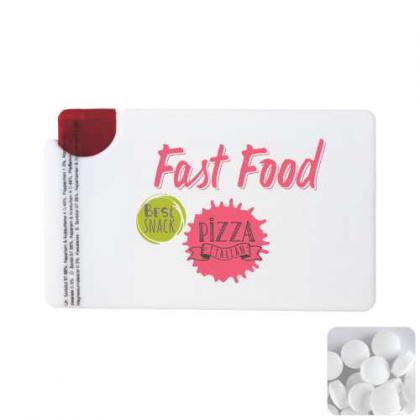 Mint card de luxe with sugar free mints