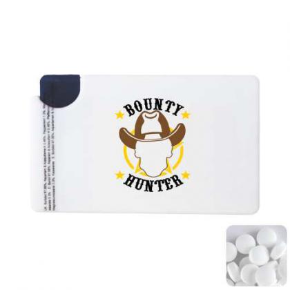 Mint card de luxe with sugar free mints