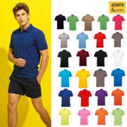ASQUITH AND FOX Polycotton Blend Polo 