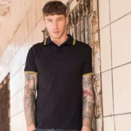 Just Polos By AWDIS Stretch Tipped Polos