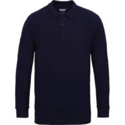 Gildan Premium Cotton Long Sleeve Double Pique Polo