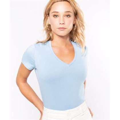 Kariban Ladies V-neck T-shirt 