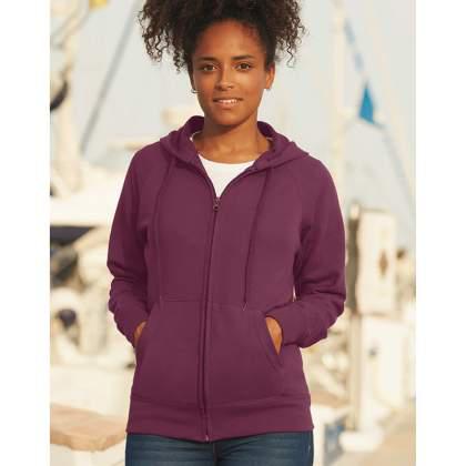 Deluxe- F62118 Ladies Zip Hood