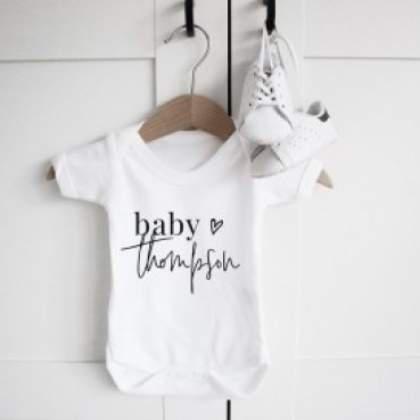 Named Baby Vest