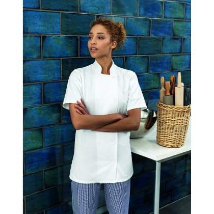 PR670 Ladies Short Sleeve Chefs Jacket
