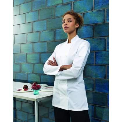 PR671 Ladies Long Sleeve Chefs Jacket