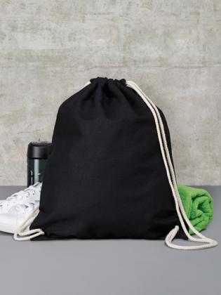 COTTON DRAWSTRING BACKPACK