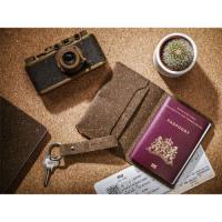 Recycled Leather Passport Holder