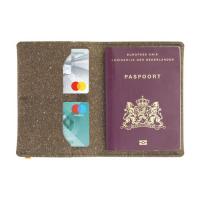 Recycled Leather Passport Holder