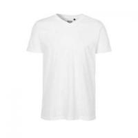 Neutral Fairtrade Organic Mens V-neck T-shirt