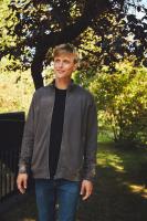 Neutral Fairtrade Organic Unisex High Neck Jacket