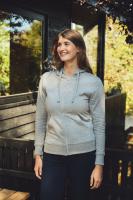 Neutral Fairtrade Organic Ladies Hoodie w. Zip