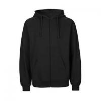 Unisex Tiger Cotton Hoodie w. Zip