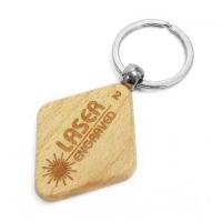 Diamond Wooden Keyrings - Laser Engraved