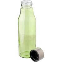 Glass and stainless steel bottle (500ml)