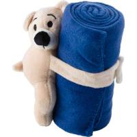 Plush Bear with fleece blanket