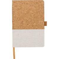 Cork and cotton notebook (approx. A5)