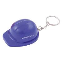 Hard hat bottle opener and key chain