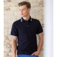 HENBURY Double Tipped Pique Polo Shirt