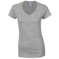 Gildan Ladies Softstyle V-neck T-shirt 