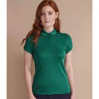 Henbury Ladies Microfine Cotton Pique Polo Shirt