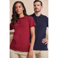 Henbury Ladies Microfine Cotton Pique Polo Shirt