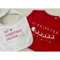 Reindeer, Bib & Long Sleeve T-shirt Set