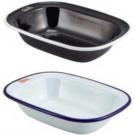 Enamel Rect. Pie Dish (180mm)