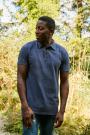 Neutral Recycled Cotton Polo