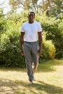 Neutral Fairtrade Organic Unisex Sweatpants w. Elastic Cuff