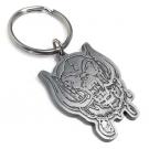 40mm 2 - Tone Sandblasted Keychain
