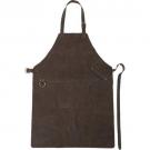 Split leather apron