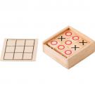 Wooden Tic Tac Toe game