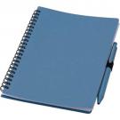 Wheat straw notebook with pen (approx. A5)
