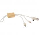 Bamboo USB charger