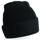 Recycled Rectangular Patch Beanie Hat