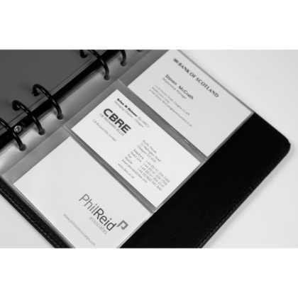 COLLINS BUSINESS CARD RINGBINDER